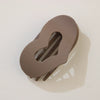 Women's Fashion Heartshaped Duckbill Clip Hair Accessory Ps Material Baking Paint Design