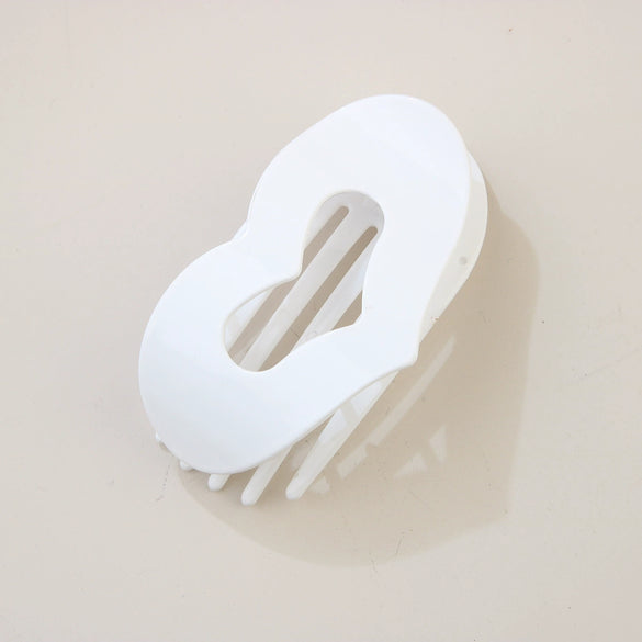 Women's Fashion Heartshaped Duckbill Clip Hair Accessory Ps Material Baking Paint Design