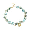 Women's Fashion Jewelry Stainless Steel Geometric Style Shell Clavicle Chain Starfish Coral Set With Electroplating Necklace Earrings Bracelet