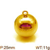 Women's Fashion Jewelry Twopiece Set With Titanium Steel And Pearl Chain And Large Ball Design