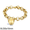 Women's Fashion Jewelry Twopiece Set With Titanium Steel And Pearl Chain And Large Ball Design