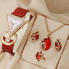 Women's Fashion Leather Watch With Inverted Triangle Diamond Set And Alloy Case