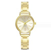 Women's Fashion Leisure Bracelet Watch With Alloy Strap And Round Dial Ordinary Glass Mirror Stainless Steel Buckle