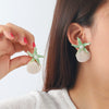 Women's Fashion Marine Style Zinc Alloy Geometric Starfish Shell Imitation Pearl Earrings