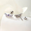 Women's Fashion Metal Bow Ear Nail With Zirconia Processing