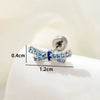 Women's Fashion Metal Bow Ear Nail With Zirconia Processing