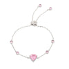 Women's Fashion Niche Light Luxury Geometric Titanium Steel And Stainless Steel Diamond Bracelet With Electroplating