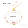 Women's Fashion Niche Light Luxury Geometric Titanium Steel And Stainless Steel Diamond Bracelet With Electroplating