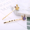 Women's Fashion Ol Geometric Alloy Electroplated Rabbit Head Four Leaf Clover One Word Clip Hairpin Hair Accessories