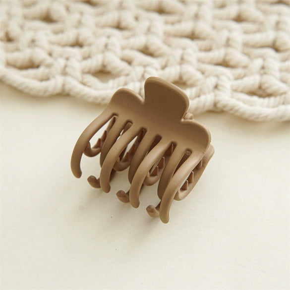 Women's Fashion Ol Hair Clip Plastic Resin Handmade High Ponytail Clip For Headwear