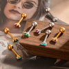 Women's Fashion Ol Metal Horse Eye Shape Electroplated Ear Bone Nail Cartilage Puncture Ornaments