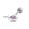 Women's Fashion Ol Metal Horse Eye Shape Electroplated Ear Bone Nail Cartilage Puncture Ornaments