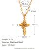 Women's Fashion Pendant Jewelry With Geometric Pattern Titanium And Stainless Steel Ochain Necklace Electroplated With Sun Moon Star Pendant