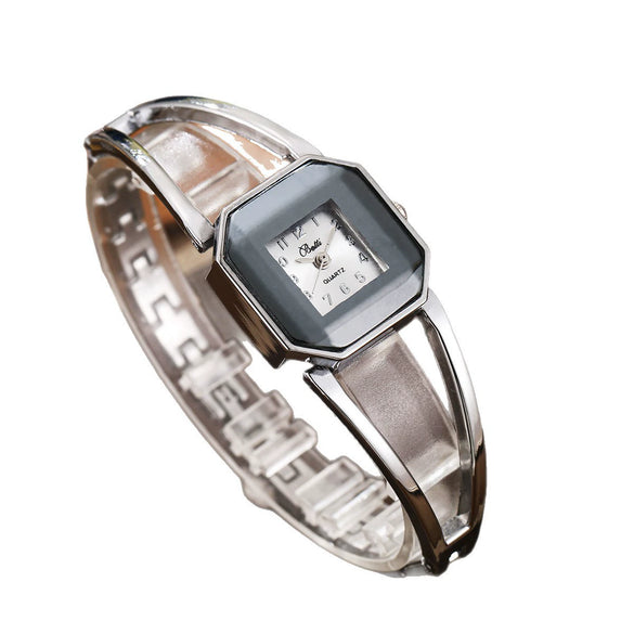 Women's Fashion Quartz Watch Square Alloy Stainless Steel Bracelet