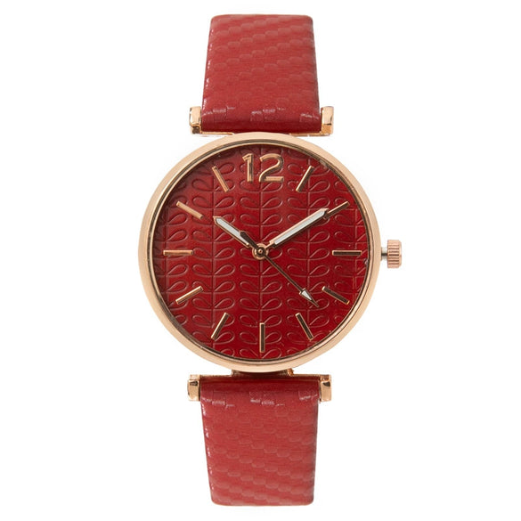 Women's Fashion Quartz Watch With Alloy Case Imitation Leather Strap And Round Dial