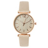 Women's Fashion Quartz Watch With Alloy Case Imitation Leather Strap And Round Dial