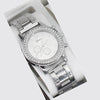 Women's Fashion Quartz Watch With Alloy Case Imitation Leather Strap And Stainless Steel Clasp Round Dial