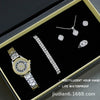 Women's Fashion Quartz Watch With Alloy Case Imitation Leather Strap And Stainless Steel Clasp Round Dial