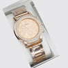 Women's Fashion Quartz Watch With Alloy Case Imitation Leather Strap And Stainless Steel Clasp Round Dial