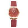 Women's Fashion Quartz Watch With Round Dial Alloy Case Textile Strap And Ordinary Glass Mirror