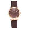 Women's Fashion Quartz Watch With Round Dial Alloy Case Textile Strap And Ordinary Glass Mirror