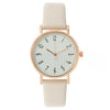 Women's Fashion Quartz Watch With Round Dial Stainless Steel Strap Alloy Case