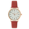 Women's Fashion Quartz Watch With Round Dial Stainless Steel Strap Alloy Case