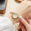 Women's Fashion Retro Alloy Belt Round Dial Quartz Watch