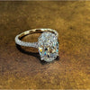 Women's Fashion Ring Copper Geometric Inlaid Zircon