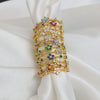 Women's Fashion Ring Copper Zirconium December Birthstone Flower Shape Electroplating