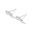 Women's Fashion S925 Sterling Silver Fivepointed Star Geometric Cute Polished Hollow Earrings 2025 New