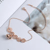 Women's Fashion Silver Geometric Anklet Rose Gold Tone Bell Charm Anklet Elegant Sexy Foot Jewelry Accessory