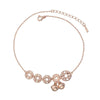 Women's Fashion Silver Geometric Anklet Rose Gold Tone Bell Charm Anklet Elegant Sexy Foot Jewelry Accessory