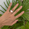 Women's Fashion Simple Geometric Plastic And Resin Ring And Bracelet