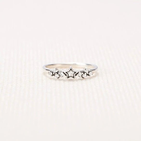 Women's Fashion Simple Geometric S925 Sterling Silver Ring