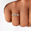 Women's Fashion Simple Geometric S925 Sterling Silver Ring