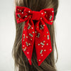 Women's Fashion Spring Hairpin Fabric Rhinestone Pearl Geometric Diamond Inlay Hair Accessories