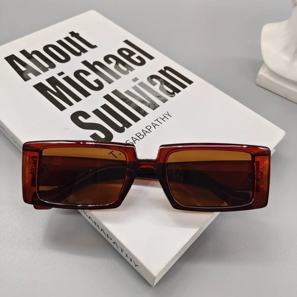 Women's Fashion Square Small Frame Fluorescent Green Sunglasses With Full Frame In Light Luxury Style Frame Material Pc Lens Material Resin