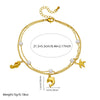 Women's Fashion Stainless Steel Chain With Pearl And Marine Life Animal Zodiac Pendant