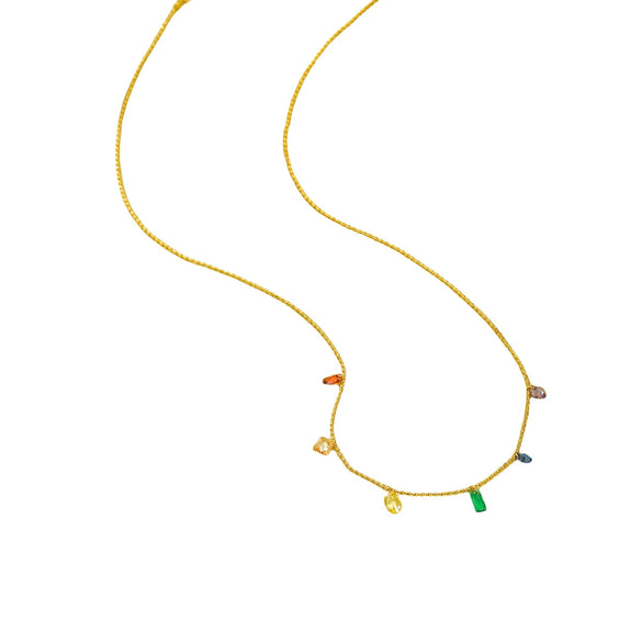 Women's Fashion Stainless Steel Electroplated Clavicle Chain