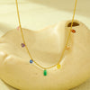 Women's Fashion Stainless Steel Electroplated Clavicle Chain