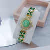 Women's Fashion Stainless Steel Flowershaped Bracelet Watch