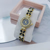 Women's Fashion Stainless Steel Flowershaped Bracelet Watch