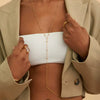 Women's Fashion Stainless Steel Geometric Round Bead Body Chain Necklace And Waist Chain With Electroplated Finish