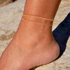 Women's Fashion Stainless Steel Multi Layer Cuban And Snake Chain Anklet With Geometric Design