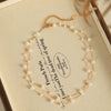 Women's Fashion Sweet Style 316L Stainless Steel Stars Pearl Clavicle Chain Necklace With Electroplating