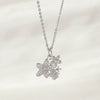 Women's Fashion Temperament Clavicle Chain Jewelry Copper Material Flower And Animal Pattern Electroplating Process
