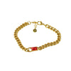 Women's Fashion Trendy Geometric Stainless Steel 18K Vacuum Goldplated Bracelet
