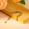 Women's Fashion Trendy Geometric Stainless Steel 18K Vacuum Goldplated Bracelet