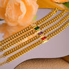 Women's Fashion Trendy Geometric Stainless Steel 18K Vacuum Goldplated Bracelet